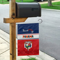 Panama Independence Day Garden Flag Coat Of Arms Pollera Pattern - Wonder Print Shop