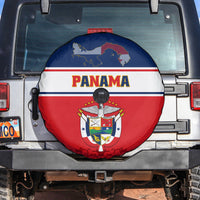 Panama Independence Day Spare Tire Cover Coat Of Arms Pollera Pattern - Wonder Print Shop