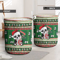 Cute Panda Claus Christmas Laundry Basket Panda Santa Claus - Wonder Print Shop