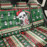 Cute Panda Claus Christmas Back Car Seat Cover Panda Santa Claus - Wonder Print Shop
