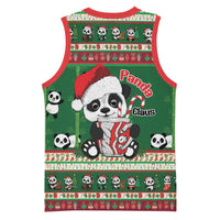 Cute Panda Claus Christmas Basketball Jersey Panda Santa Claus - Wonder Print Shop