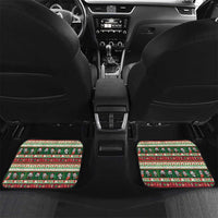 Cute Panda Claus Christmas Car Mats Panda Santa Claus - Wonder Print Shop