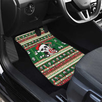 Cute Panda Claus Christmas Car Mats Panda Santa Claus - Wonder Print Shop
