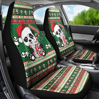 Cute Panda Claus Christmas Car Seat Cover Panda Santa Claus - Wonder Print Shop