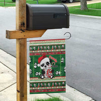 Cute Panda Claus Christmas Garden Flag Panda Santa Claus - Wonder Print Shop