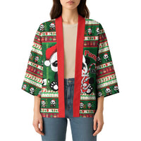 Cute Panda Claus Christmas Kimono Panda Santa Claus - Wonder Print Shop