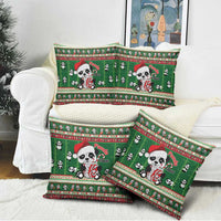 Cute Panda Claus Christmas Pillow Cover Panda Santa Claus - Wonder Print Shop