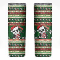 Cute Panda Claus Christmas Skinny Tumbler Panda Santa Claus - Wonder Print Shop