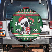 Cute Panda Claus Christmas Spare Tire Cover Panda Santa Claus - Wonder Print Shop