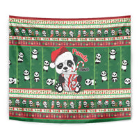Cute Panda Claus Christmas Tapestry Panda Santa Claus - Wonder Print Shop