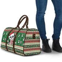 Cute Panda Claus Christmas Travel Bag Panda Santa Claus - Wonder Print Shop
