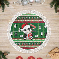 Cute Panda Claus Christmas Tree Skirt Panda Santa Claus - Wonder Print Shop