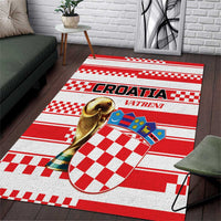 World Football Croatia 2026 Area Rug Vatreni Hrabar Broj - Wonder Print Shop