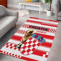 World Football Croatia 2026 Area Rug Vatreni Hrabar Broj - Wonder Print Shop
