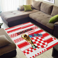 World Football Croatia 2026 Area Rug Vatreni Hrabar Broj - Wonder Print Shop