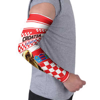 Custom World Football Croatia 2026 Arm Sleeves Vatreni Hrabar Broj - Wonder Print Shop