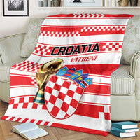World Football Croatia 2026 Blanket Vatreni Hrabar Broj - Wonder Print Shop