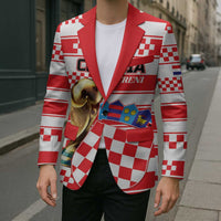 Custom World Football Croatia 2026 Blazer Vatreni Hrabar Broj - Wonder Print Shop