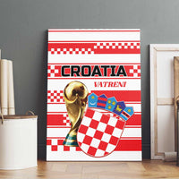 World Football Croatia 2026 Canvas Wall Art Vatreni Hrabar Broj - Wonder Print Shop