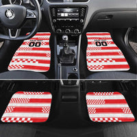 Custom World Football Croatia 2026 Car Mats Vatreni Hrabar Broj - Wonder Print Shop