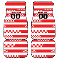 Custom World Football Croatia 2026 Car Mats Vatreni Hrabar Broj - Wonder Print Shop