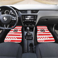 Custom World Football Croatia 2026 Car Mats Vatreni Hrabar Broj - Wonder Print Shop