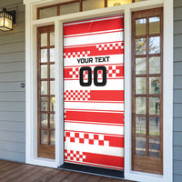 Custom World Football Croatia 2026 Door Cover Vatreni Hrabar Broj - Wonder Print Shop