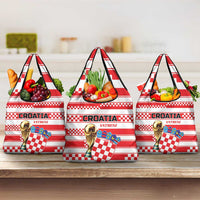 World Football Croatia 2026 Grocery Bag Vatreni Hrabar Broj - Wonder Print Shop