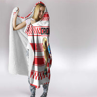 World Football Croatia 2026 Hooded Blanket Vatreni Hrabar Broj - Wonder Print Shop