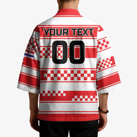 Custom World Football Croatia 2026 Kimono Vatreni Hrabar Broj - Wonder Print Shop