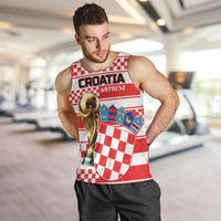 Custom World Football Croatia 2026 Men Tank Top Vatreni Hrabar Broj - Wonder Print Shop