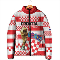 Custom World Football Croatia 2026 Padded Jacket Vatreni Hrabar Broj - Wonder Print Shop