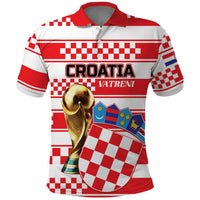 Custom World Football Croatia 2026 Polo Shirt Vatreni Hrabar Broj - Wonder Print Shop