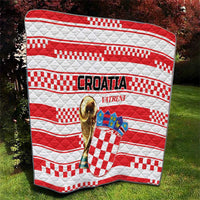 World Football Croatia 2026 Quilt Vatreni Hrabar Broj - Wonder Print Shop