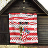 World Football Croatia 2026 Quilt Vatreni Hrabar Broj - Wonder Print Shop