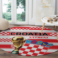 World Football Croatia 2026 Round Carpet Vatreni Hrabar Broj - Wonder Print Shop