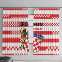 World Football Croatia 2026 Window Curtain Vatreni Hrabar Broj - Wonder Print Shop