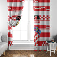 World Football Croatia 2026 Window Curtain Vatreni Hrabar Broj - Wonder Print Shop