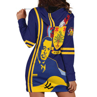 Barbados Errol Barrow Day Hoodie Dress Barbadian Father of Independence