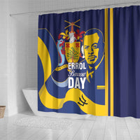 Barbados Errol Barrow Day Shower Curtain Barbadian Father of Independence - Wonder Print Shop
