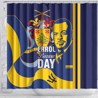 Barbados Errol Barrow Day Shower Curtain Barbadian Father of Independence - Wonder Print Shop