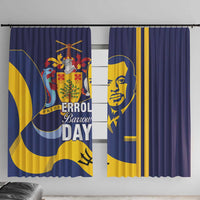 Barbados Errol Barrow Day Window Curtain Barbadian Father of Independence - Wonder Print Shop