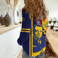 Barbados Errol Barrow Day Women Casual Shirt Barbadian Father of Independence - Wonder Print Shop