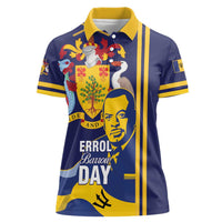 Barbados Errol Barrow Day Women Polo Shirt Barbadian Father of Independence - Wonder Print Shop