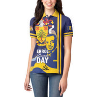 Barbados Errol Barrow Day Women Polo Shirt Barbadian Father of Independence - Wonder Print Shop