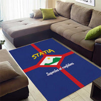 Statia Area Rug Sint Eustatius Coat Of Arms