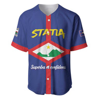 Personalised Statia Baseball Jersey Sint Eustatius Coat Of Arms