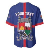 Personalised Statia Baseball Jersey Sint Eustatius Coat Of Arms