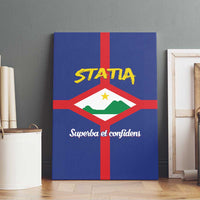 Statia Canvas Wall Art Sint Eustatius Coat Of Arms