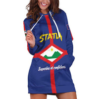 Personalised Statia Hoodie Dress Sint Eustatius Coat Of Arms